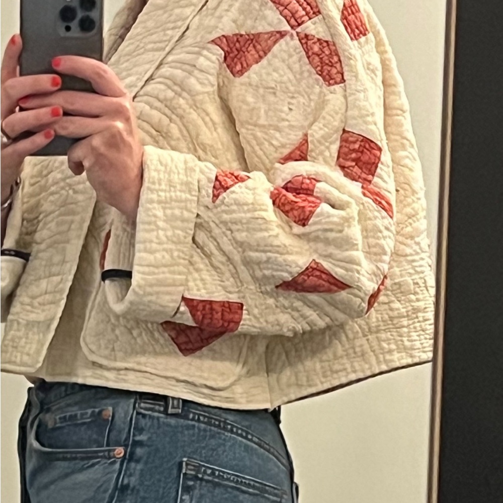 Vintage Upcycled Quit Jacket - Picture 5 of 6